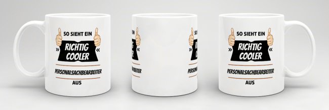 Berufe Tasse - So sieht ein richtig cooler Personalsachbearbeiter aus