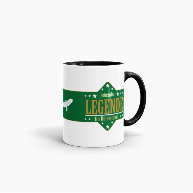 Tasse - Lebende Legende im Ruhestand - Schwarz