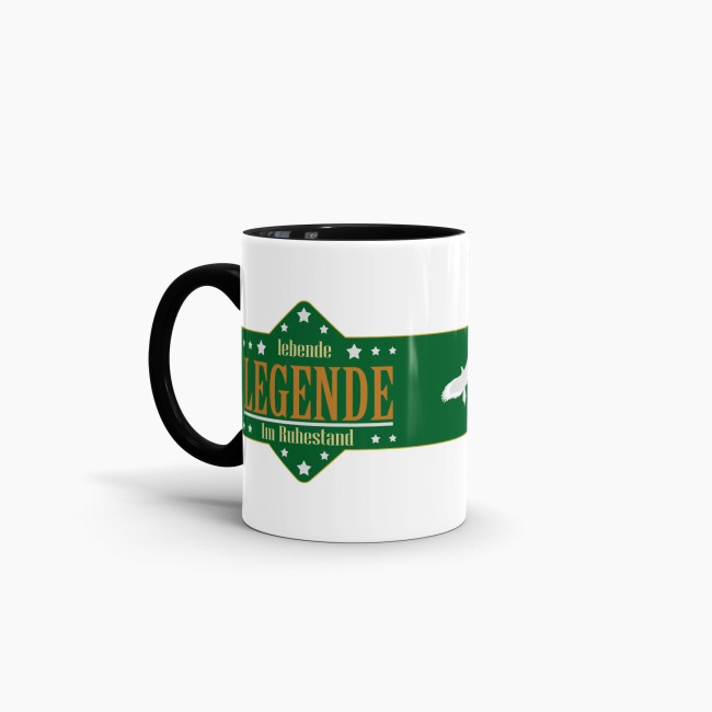 Tasse - Lebende Legende im Ruhestand - Schwarz