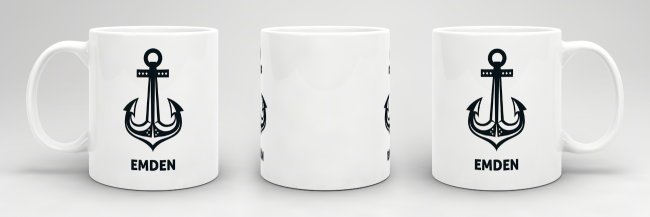 Tasse Anker Emden