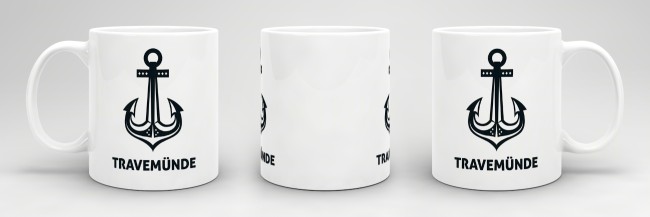 Tasse Anker Travem&uuml;nde