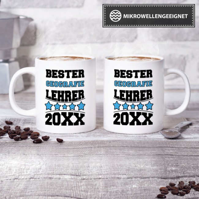 Tasse Bester Geografie-Lehrer