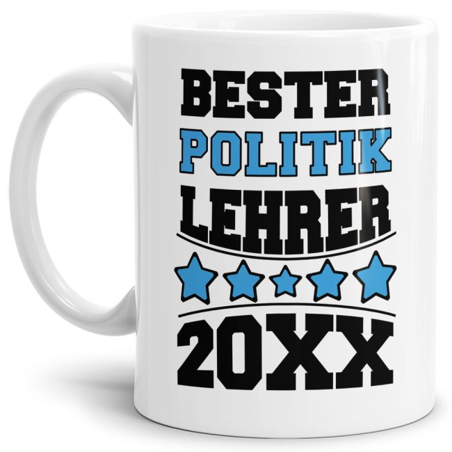 Tasse Bester Politik-Lehrer Weiss