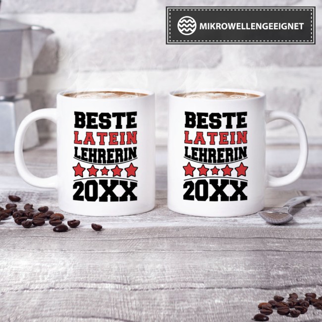 Tasse Beste Latein-Lehrerin Weiss