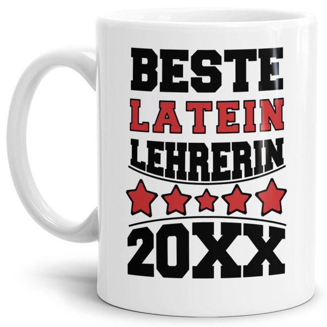 Tasse Beste Latein-Lehrerin Weiss