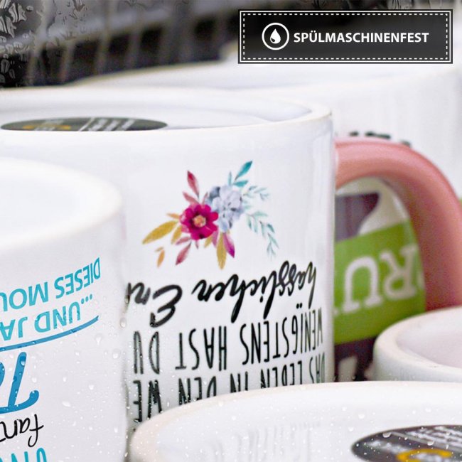 Tasse zur Einschulung - Tiger Hellblau