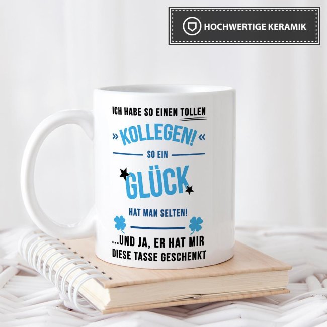 Tasse - Ich hab einen so tollen Kollegen - Wei&szlig;