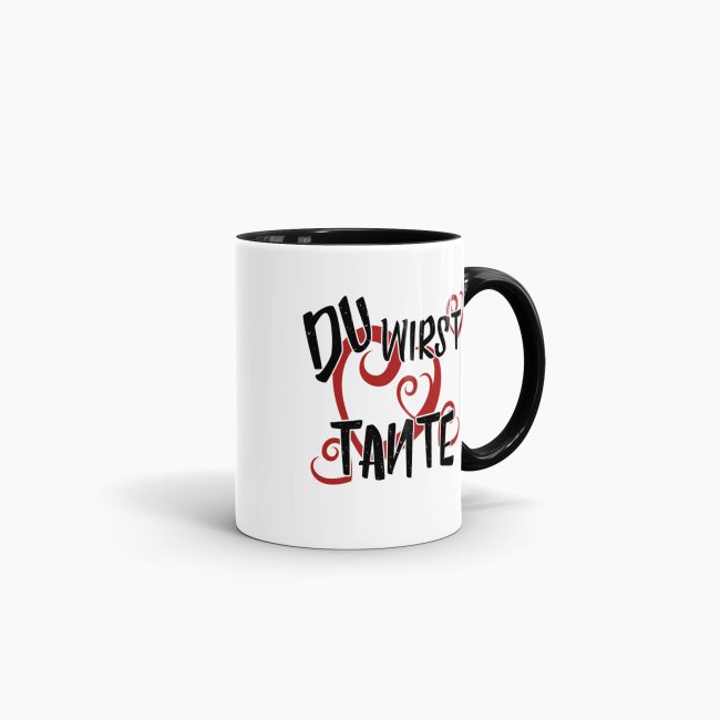 Tasse Du wirst Tante Schwarz