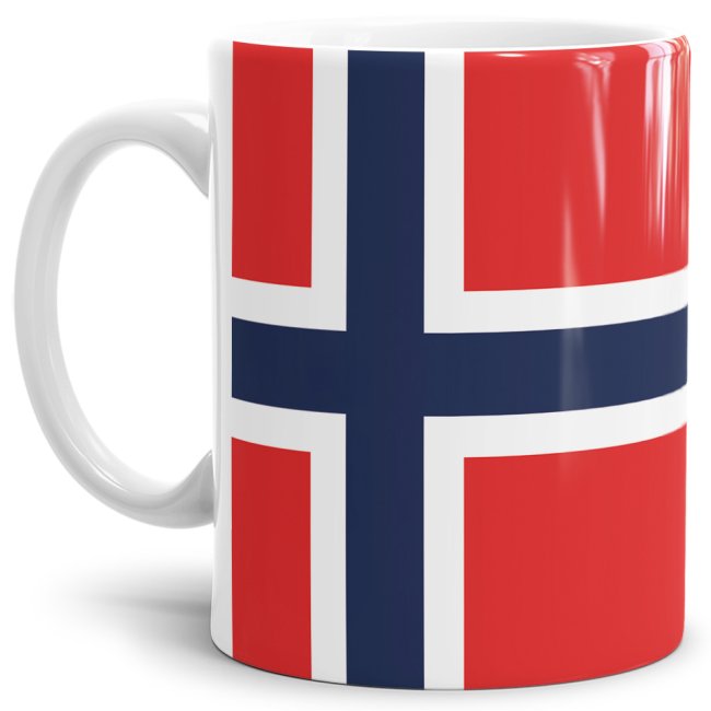 Tasse Norwegen Flagge