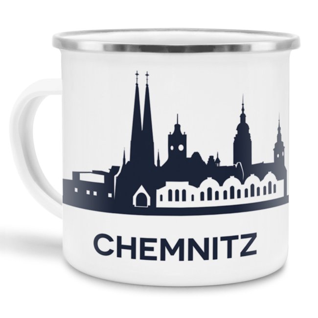 Tassendruck Bielefeld-Tasse – Skyline-Motiv, Spülmaschinen- & Mikrowellengeeignet, 300 Ml, Weiß