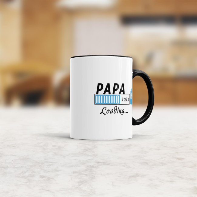 Tasse Papa 2021 Loading&hellip; Schwarz