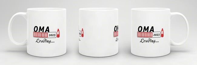 Tasse Oma 2023 Loading&hellip; Weiss