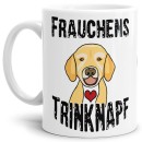 Tasse Labrador Frauchens Trinknapf Weiss