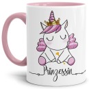 Tasse Einhorn Prinzessin - Unicorn Prinzessin - Innen &...