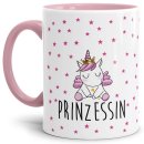 Tasse Einhorn Prinzessin - Unicorn-Prinzessin Stern -...