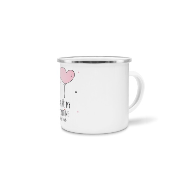 Emaille-Tasse My Valentine - klein