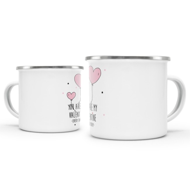 Emaille-Tasse My Valentine - klein