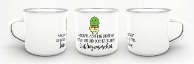 Schildi-Emaille Lieblingsmensch gro&szlig;