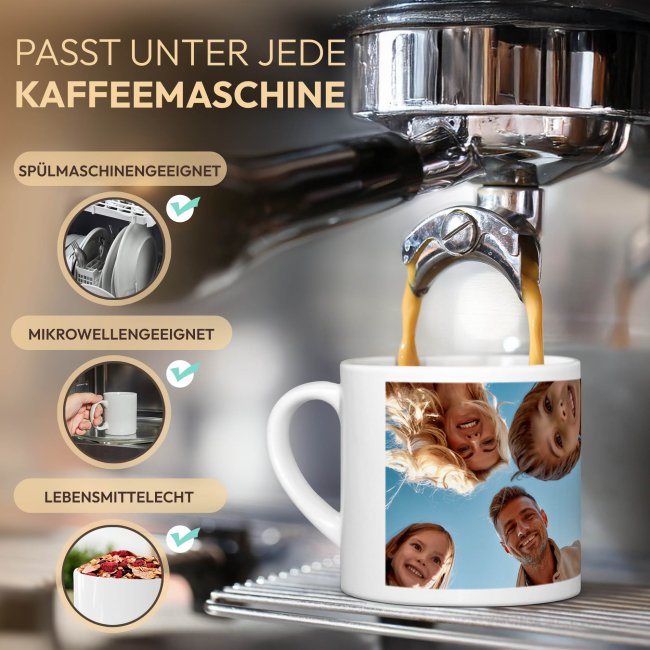 Cappuccino Tasse Venedig - mit Unterteller