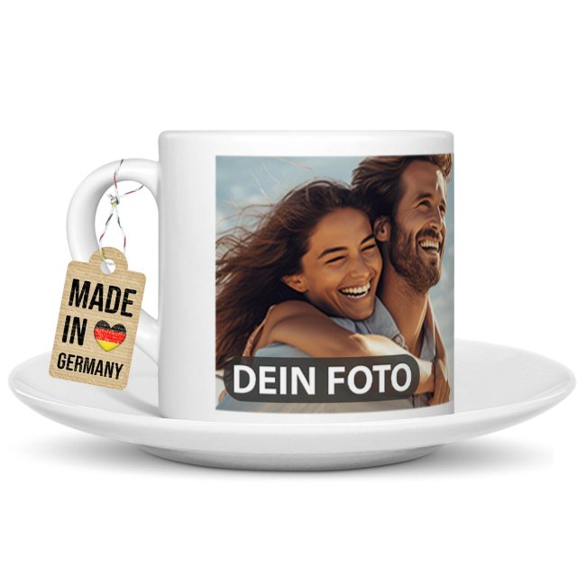 Cappuccino Tasse Venedig - mit Unterteller