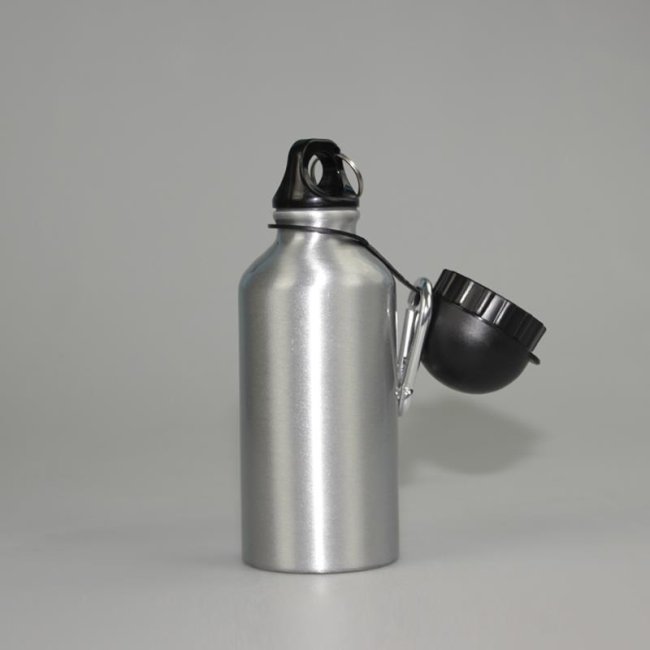 Aluminium-Trinkflasche silber 400 ml