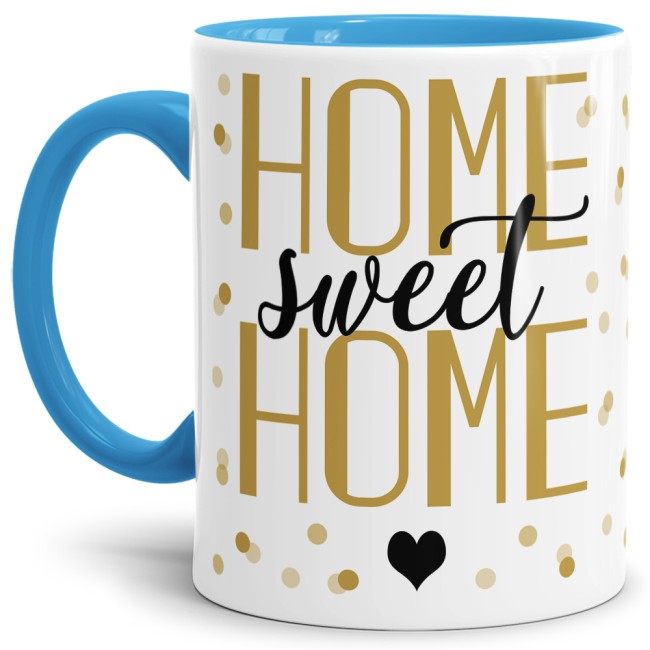 Tasse - Home sweet Home - Hellblau