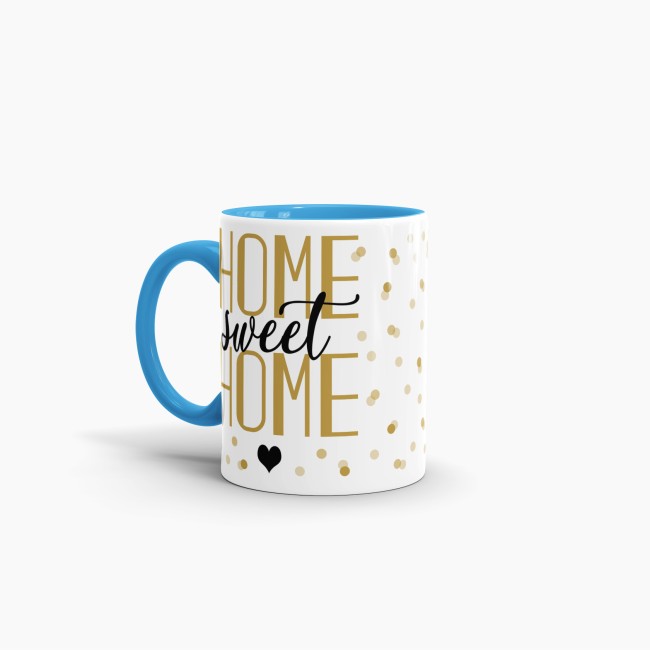 Tasse - Home sweet Home - Hellblau