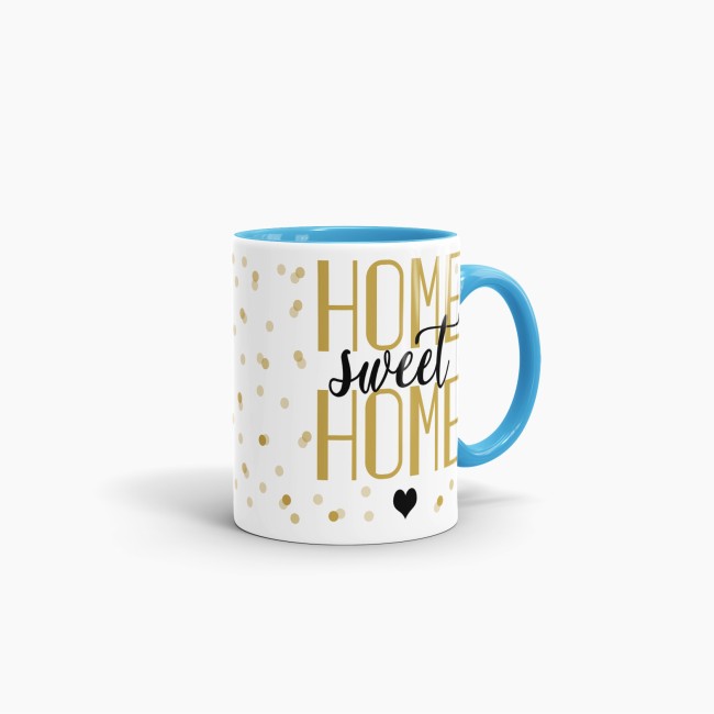 Tasse - Home sweet Home - Hellblau