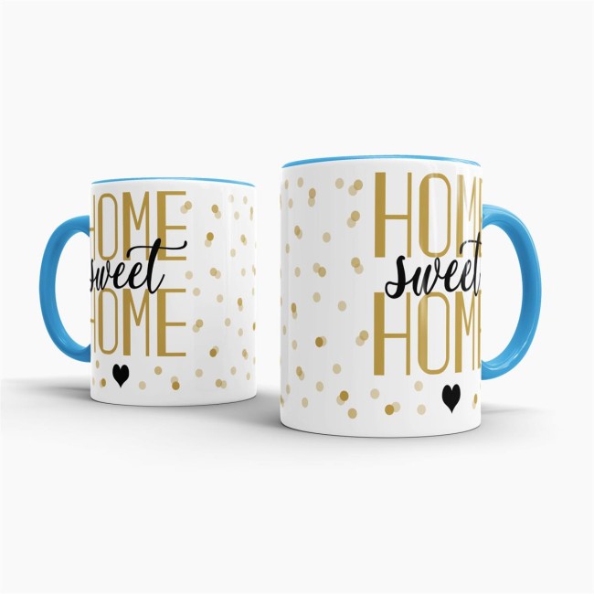 Tasse - Home sweet Home - Hellblau