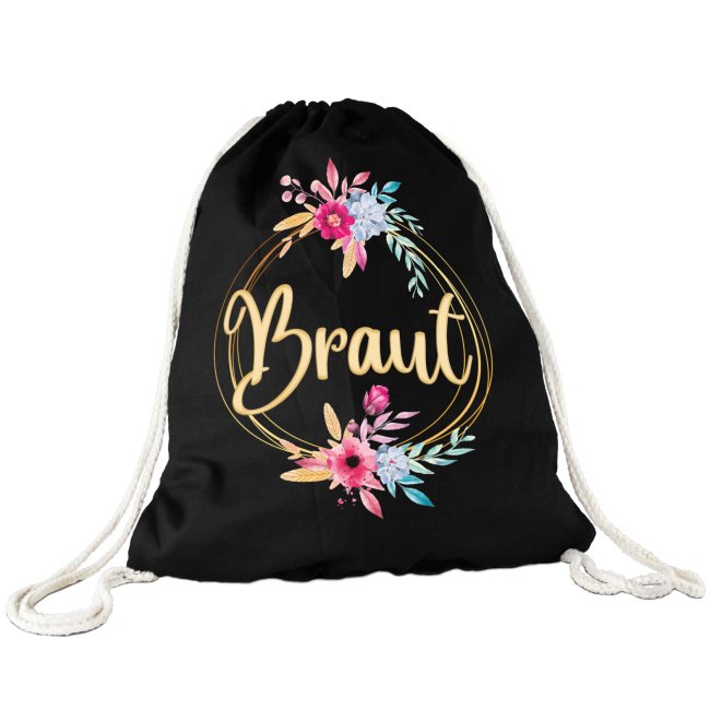 Stoffbeutel_Junggesellinnenabschied_Braut_Blumenkranz