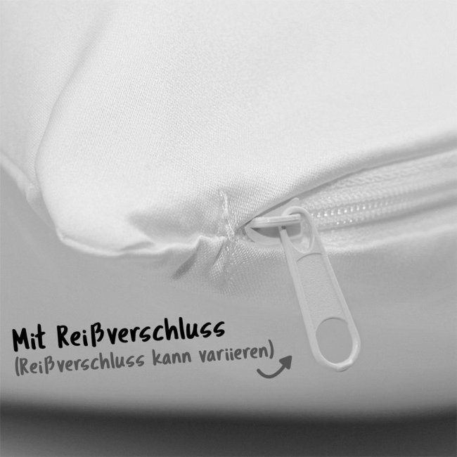 XXL-Deko-Kissen mit Spruch "Zuhause ist kein Ort" -  80 x 40 cm