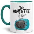 Home-Office Tasse - Mein Home Office Tag - Innen & Henkel...