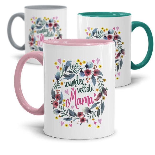Tassen mit Spruch für Mama - Wundervollste Mama
