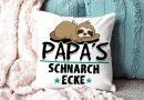 Kuschel-Kissen mit Spruch f&uuml;r Papa - Papas...
