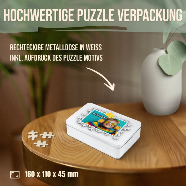 Fotopuzzle - 24 Teile inkl. bedruckter Metalldose