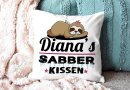 Kissen Faultier personalisiert mit Wunschname - Ihr...