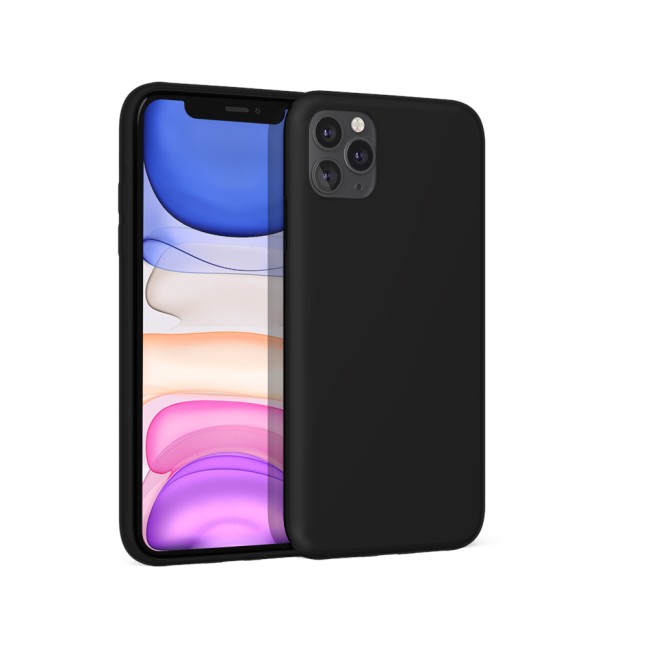 Bedruckte Handyh&uuml;lle f&uuml;r Apple iPhone 11 Pro Max - Silikoncase Schwarz