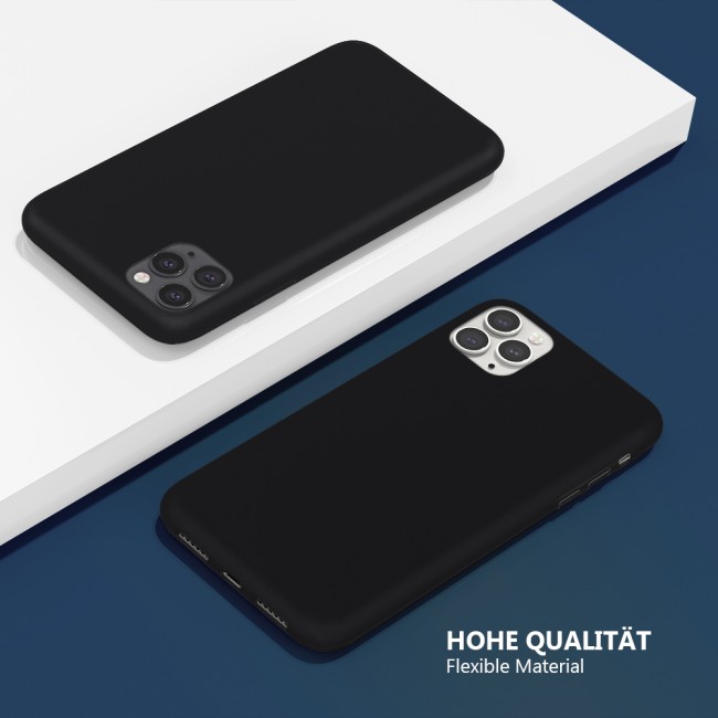 Bedruckte Handyh&uuml;lle f&uuml;r Apple iPhone 11 Pro Max - Silikoncase Schwarz
