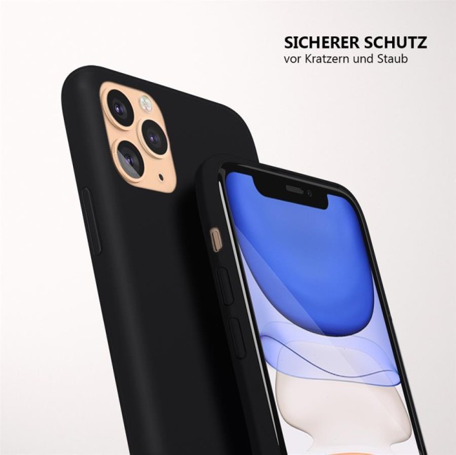 Bedruckte Handyh&uuml;lle f&uuml;r Apple iPhone 11 Pro Max - Silikoncase Schwarz