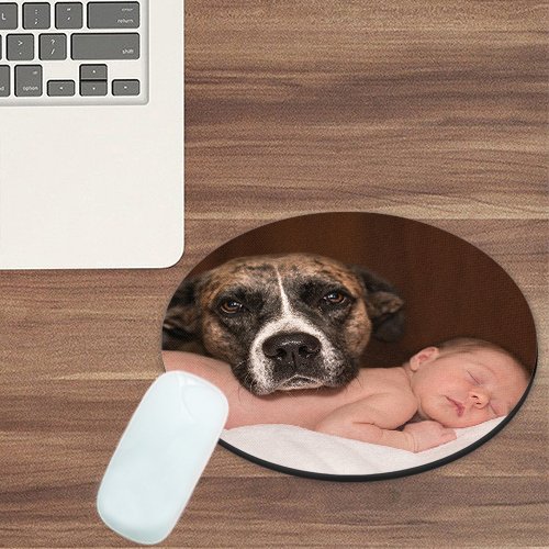 Mousepad Rund - 5 mm Stark