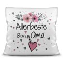 Kissen inkl. Kissenf&uuml;llung mit Spruch - Allerbeste...