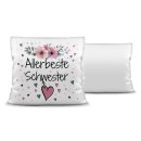 Kissen inkl. Kissenf&uuml;llung mit Spruch - Allerbeste...