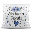 Kissen inkl. Kissenf&uuml;llung mit Spruch - Allerbester...