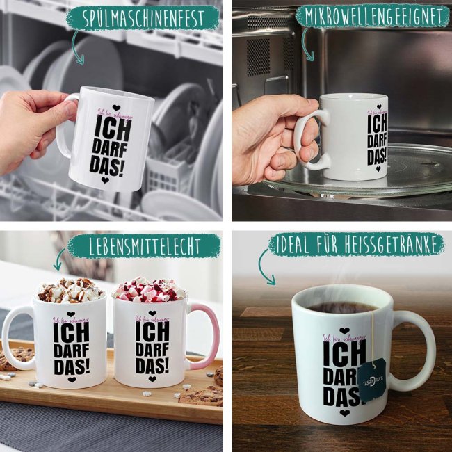 Coole Tasse ich bin schwanger, ich darf das! TASSENDRUCK, 9,95