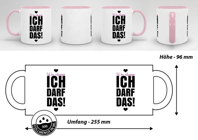 Coole Tasse ich bin schwanger, ich darf das! TASSENDRUCK, 9,95
