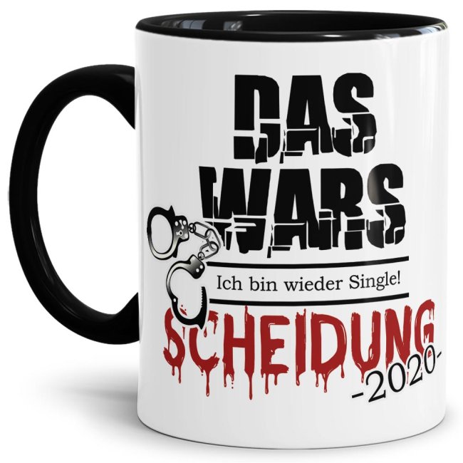 34+ Kaffeebecher to go mit spruch , Tasse mit Spruch Scheidung 2020 Das wars! Innen &amp; Henkel schwar, 9,95