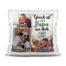 Kissen mit F&uuml;llung - Fotocollage - GL&Uuml;CK - zum...