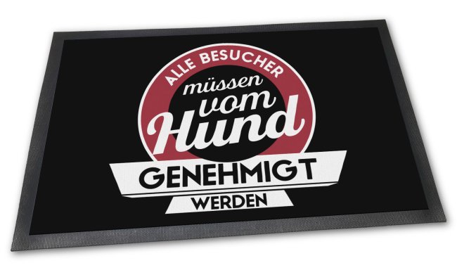 Fu&szlig;matte mit Spruch - Alle Besucher