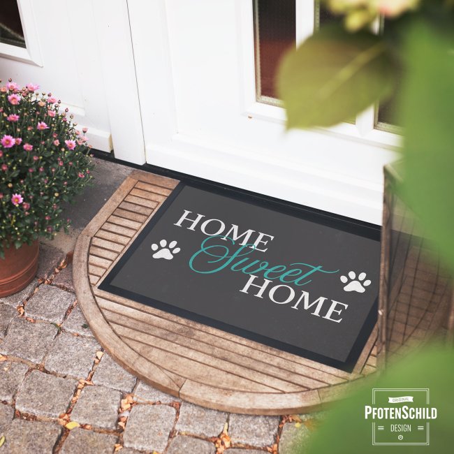Fu&szlig;matte mit Spruch - Home sweet Home - 75 x 50 cm
