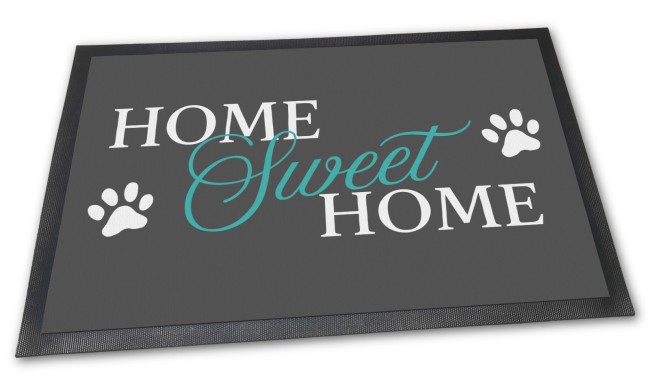 Fu&szlig;matte mit Spruch - Home sweet Home - 75 x 50 cm